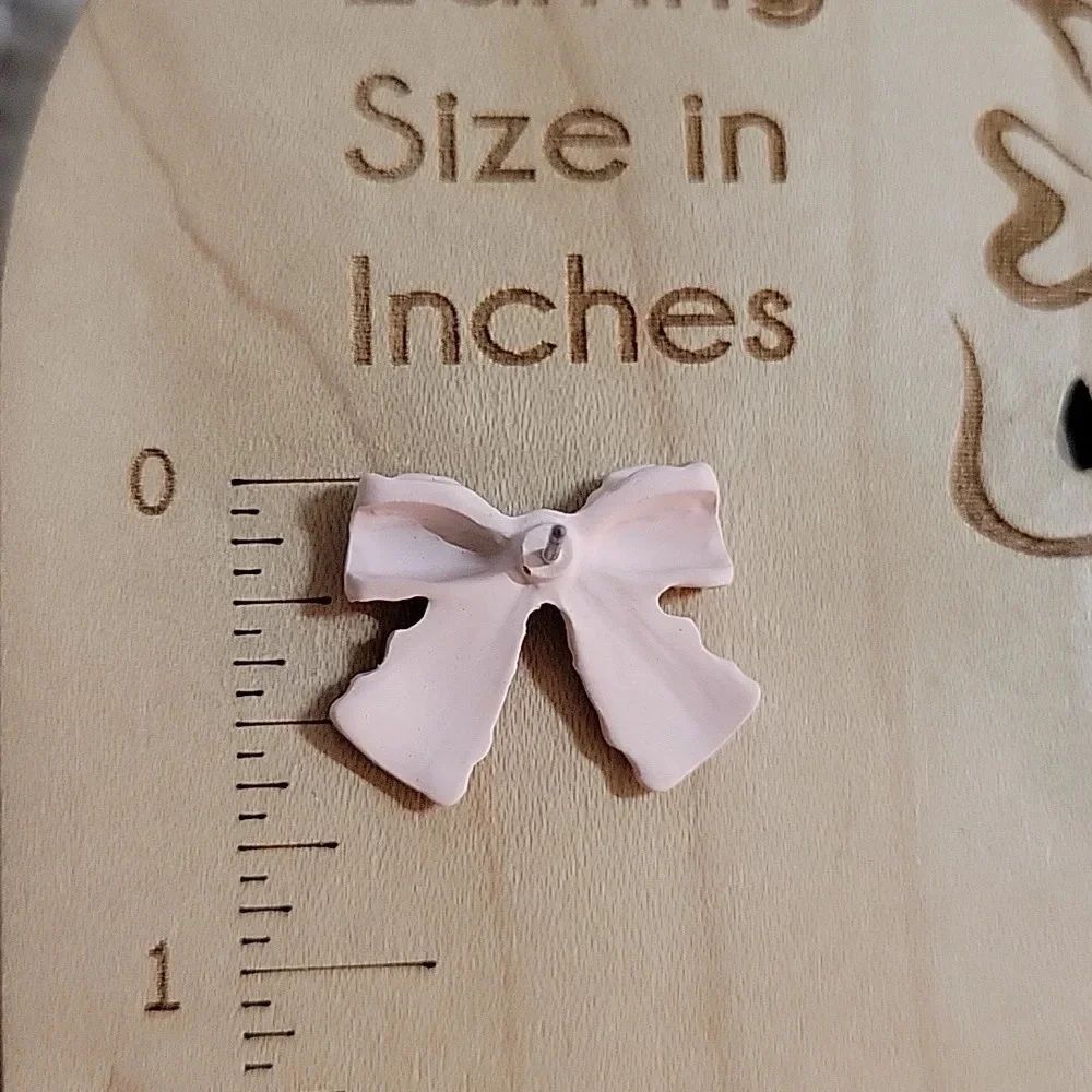 🔥LAST PAIR🔥 PINK BOW EARRINGS